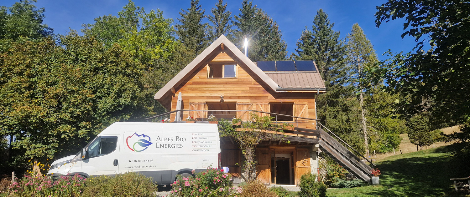 Alpes Bio Energies – Installation chauffage, pompe à chaleur, chaudière granulés et solaire en Isère